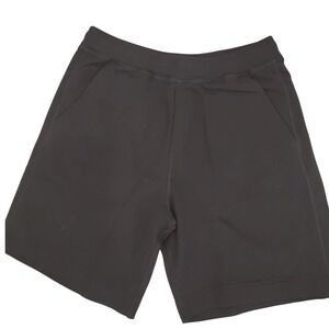 The Kooples Black Logo Sweat Shorts Elastic Waist Casual Fleece Shorts NEW-XL